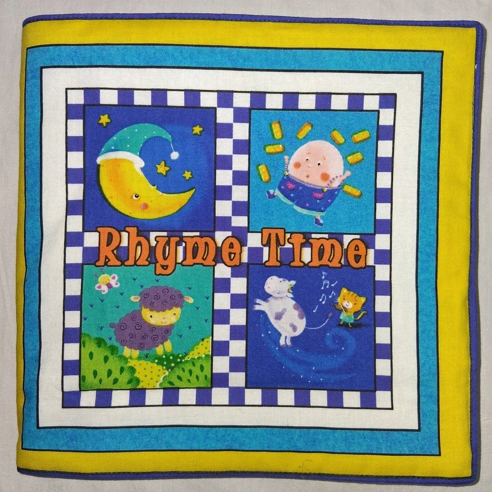 Rhyme Time Fabric Book‎ Nursery Rhymes Moon Sheep Humpty Dumpty Twinkle Star